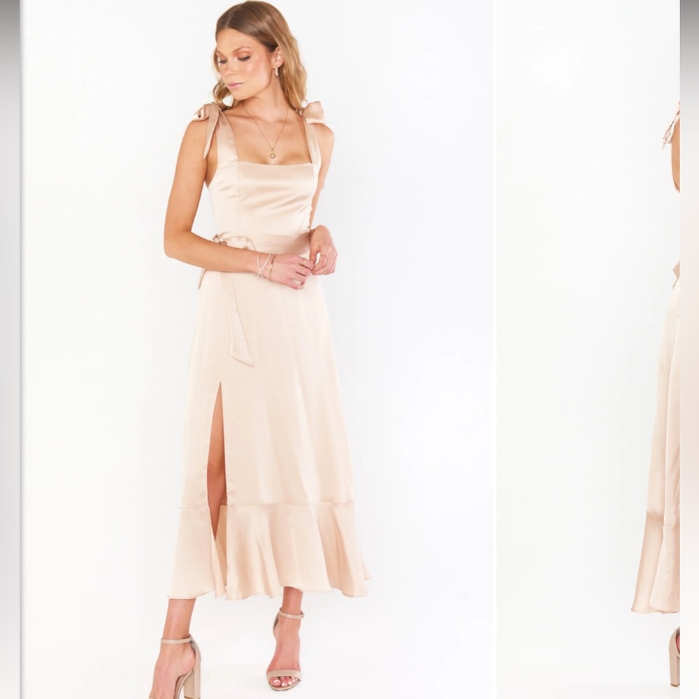 Show Me Your Mumu Bridesmaid Dress Claire Midi Dress